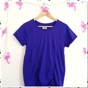Athleta Fastest Track Workout Tee in Blue XL